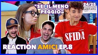 Allieva DISPREZZA gli Sfidanti! Reaction Amici ep.8