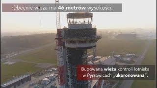Tak powstaje najwyższa wieża kontroli lotów w Polsce
