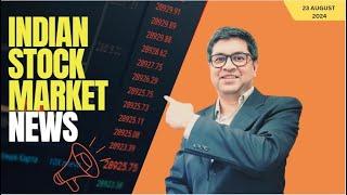 Stock Market Highlights: Sensex and Nifty Gain | Top Gainers & Losers - August 23