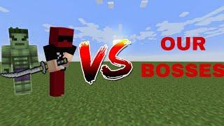 Me and Yurzee vs Our bosses + bonus PVP | minecraft boss fight + pvp |