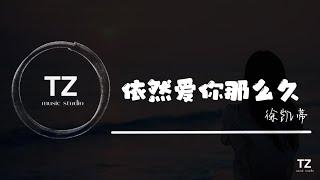 徐凯蒂 — 依然爱你那么久 【你伤得那么深 我却依然爱你那么久】动态歌词