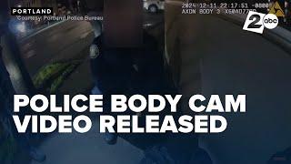 Body cam video reveals more about stabbing suspect who died in Portland police custody