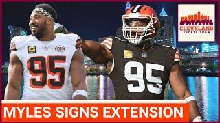 BREAKING NEWS: Myles Garrett signs record breaking extension with the Cleveland Browns