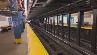 NYPD seeks suspect who pushed 62-year-old woman onto subway tracks in Brooklyn