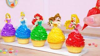 Disney Princess Cake  How To Make 5 Beautiful Miniature Princess Cake Step By StepMini Cakes Ideas