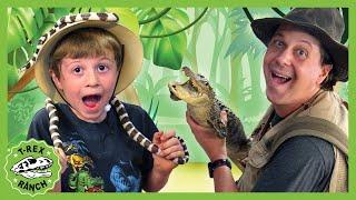 Alligator Park Surprise Adventure! T-Rex Ranch - Jurassic Quests for Kids!