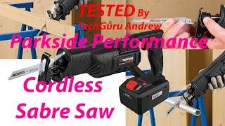 Parkside Performance Cordless Sabre Saw 20V PSSAP 2028 B2