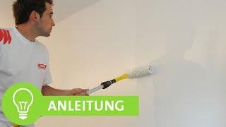 Wand weiß streichen - Decke weiß streichen: Anleitung und Tipps