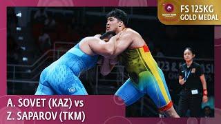 Gold Medal • FS 125Kg • Abylay SOVET (KAZ) vs. Zyyamuhammet SAPAROV (TKM)