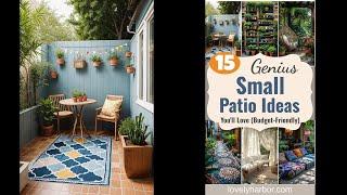 15 Budget Friendly Small Patio Ideas You’ll Love