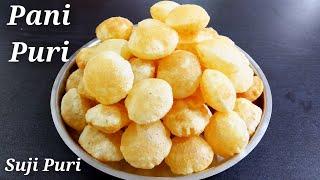 Puri for Panipuri Suji Puri Sooji Panipuri Golgappa Puri Recipe Panipuri Easy Recipe Street Food