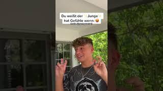 Du weißt der Junge hat Gefühle wenn.. macht er das bei euch? #shorts