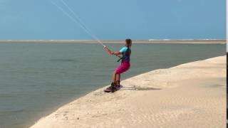 Kitesurfing Technique - Beach Start Front Roll