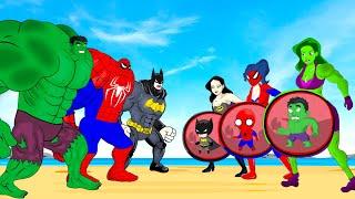 Evolution Of HULK PREGNANT, SPIDERMAN, SUPERMAN, BATMAN : Who Is The King Of Super Heroes?