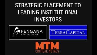 STRATEGIC PLACEMENT TO LEADING INSTITUTIONAL INVESTORS