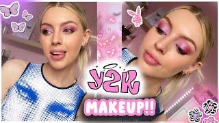 y2k makeup look - GRWM using Beauty Bay Love Notes palette