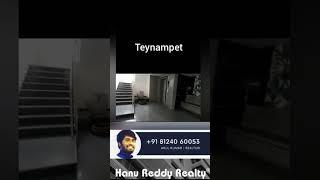 Brand New 2x3BHK Flat sale at Teynampet #ak #8124060053 #hanureddyrealty