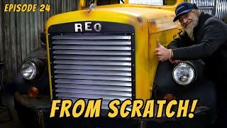 Building a Custom Grill for the 1959 REO Gold Comet Car Hauler Truck
