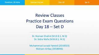 Day 18 Multiple Choice Questions Set D
