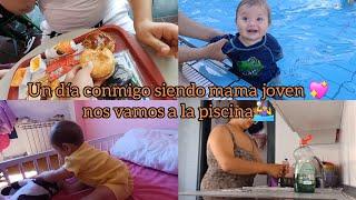 blog un día conmigo de verano siendo mama joven vamos a las piscinas‍️