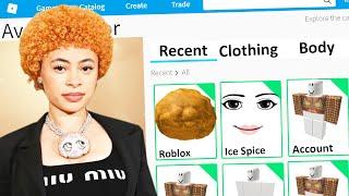 MAKING ICE SPICE a ROBLOX ACCOUNT