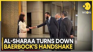 Al-Sharaa Pulls Back From Shaking German FM Baerbock's Hand | World News | WION