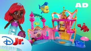 AD | Ariel Deluxe Atlantica Palace Toy Play  | Disney Jr.’s Ariel | The Little Mermaid | @disneyjr