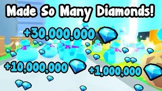 I Made So Many Diamonds Using This Method In Pet Simulator 99!