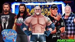 Mayhem Mania Holiday Special Event Game Play In WWE Mayhem