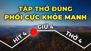 Tập Thở 10 Phút Tốt Cho Phổi, Giảm Hen Suyễn, Phòng Bệnh Phổi | Kim Ba Yoga