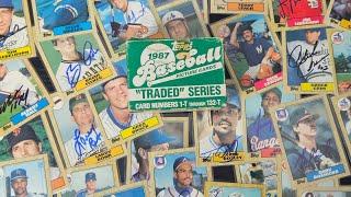 1987 Topps TRADED Baseball Complete Set - A TTM Breakdown (How Many Autograph Can You Get?)