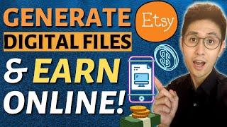 How to Make Money Passively on Etsy (& More) Without Making Anything, By Uploading Digital Files!