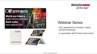 Workflow Webinar: Neutral matching of camera colors for eCommerce and repro photography