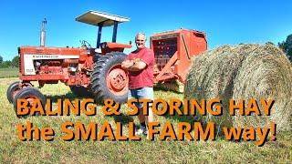 the basics of baling and storing hay