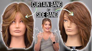 You're WEARING The WRONG Bang. Side Bang vs Curtain Bang Tutorial.