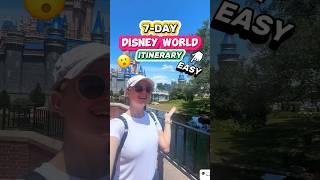 EASY 7-Day Disney World Itinerary!  (Disney Vacation Planning Tips)