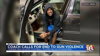 Frederick Douglass football coach calls for end to gun violence after former player dies in shooting