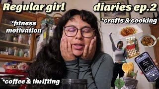 all I do is go to coffee shops, thrift and be a homebody | regular girl diaries ep.2