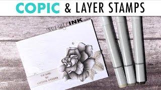 Copic & Layer Stamps