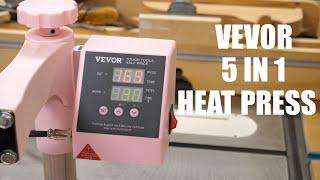 Vevor 5 in 1 Heat Press Setup