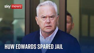 Huw Edwards: Former BBC presenter avoids jail over indecent images of children