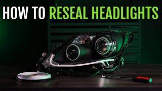 TRS Tips: Resealing Headlights with OCI Butyl Rubber Glue