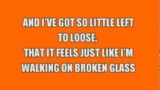 Annie Lennox - Walking On Broken Glass (with Lyrics)