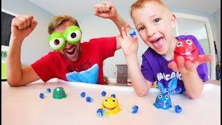 Father & Son PLAY FOOL THE FROG! / Don't Get Tricked!