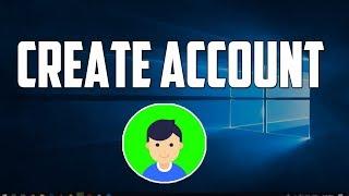 How To Create New User Account in Your Windows 10 PC/Laptop