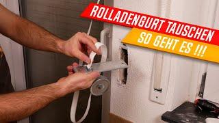 Rolladengurt tauschen, Rolladengurtband selber austauschen, Do it yourself Anleitung 