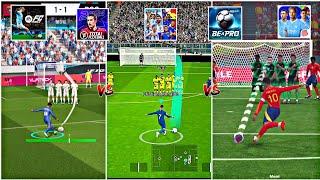 FC MOBILE  BE A PRO  VLF  FL 24  eFOOTBALL  DLS 24  TOTAL FOOTBALL • FREE KICK COMPARISON 