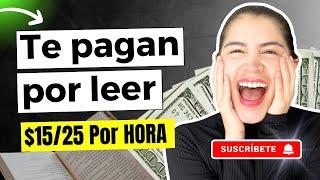 GANA DINERO LEYENDO  Trabajos desde casa | GUÍA RÁPIDA