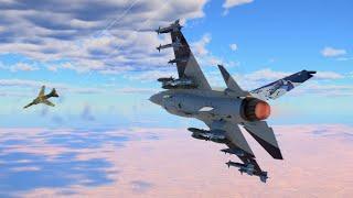 F-16 Falcon Vs Mig-29/ Mig-27 | DogFight |~WarThunder SB~|