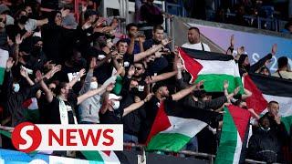 Paris 2024: Scuffles after Palestinian football fans show up in Israel-Paraguay match